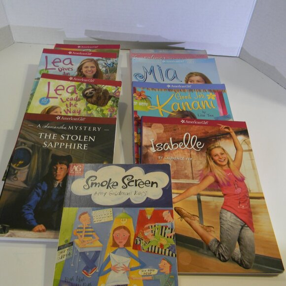 American Girl Doll Book Lot Of 9 Paperback Nanea Lea Kanani Mia Isabelle Carolin - Picture 3 of 6